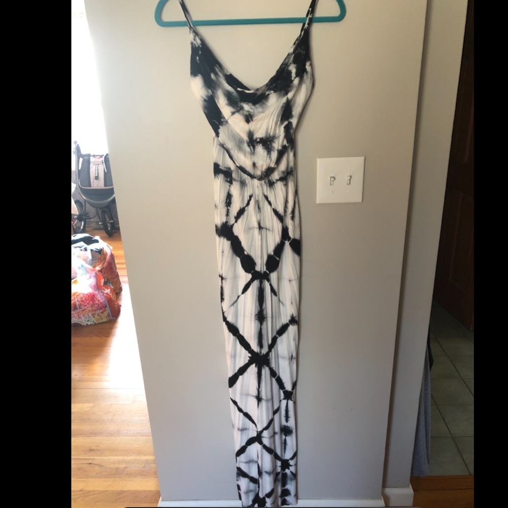Tie dye maxi dress